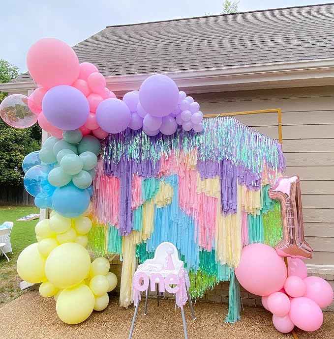 Pastel Rainbow Balloon Arch Kit, Engagements, Gender Reveal, Anniversary - Image 8