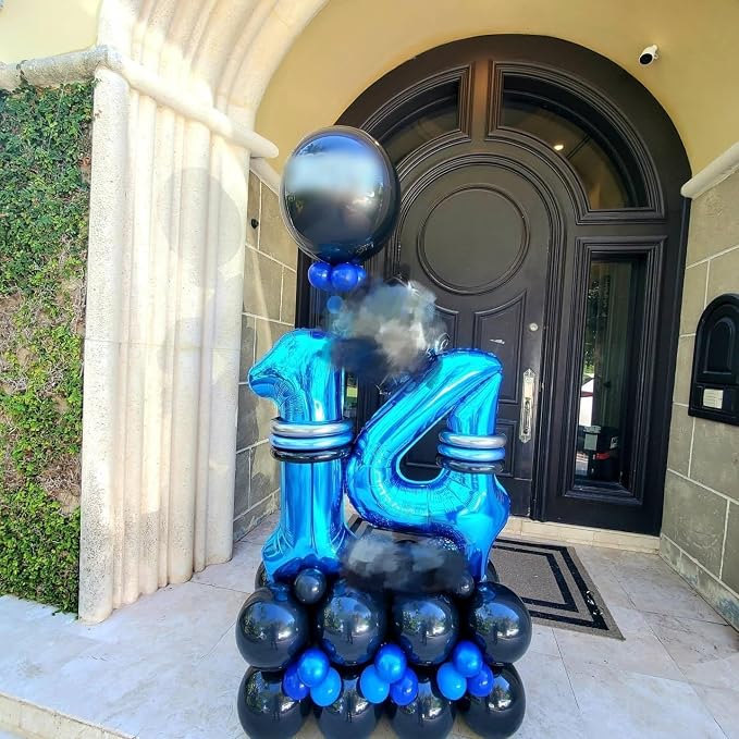 Number Balloons Dark Blue 24 Balloon 40 inch - Image 4