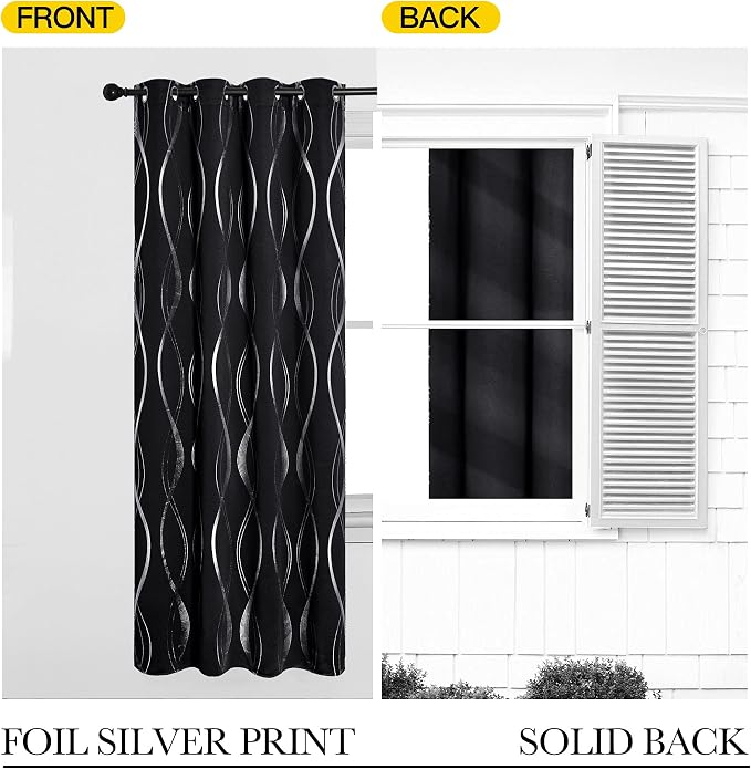 NICETOWN Black Out Curtains for Living Room - Image 6