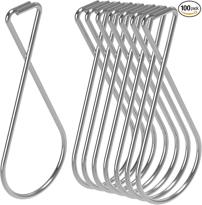 Ceiling Hook Clips- 20 Pack Drop Ceiling Hanger Hooks Hanging on Suspended by NACETURE