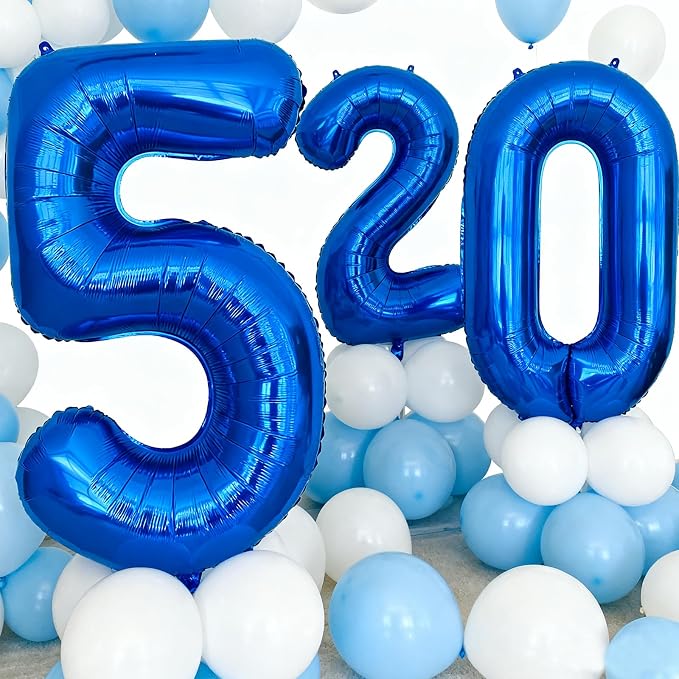 40 Inch Navy Blue 8 Balloon for 8th Birthday Party, Helium Giant Foil Number 8 - Image 4