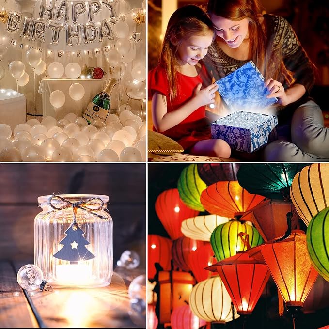 Aogist 100pcs Balloon Lights, Long Standby Time Waterproof Twinkle Mini Light - Image 6