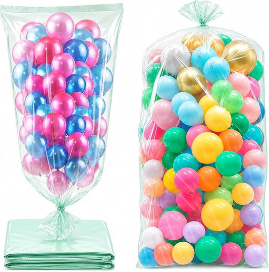 2 Pcs 98.4 x 59 Inches Mint Green Large Balloon Bags by Toosci