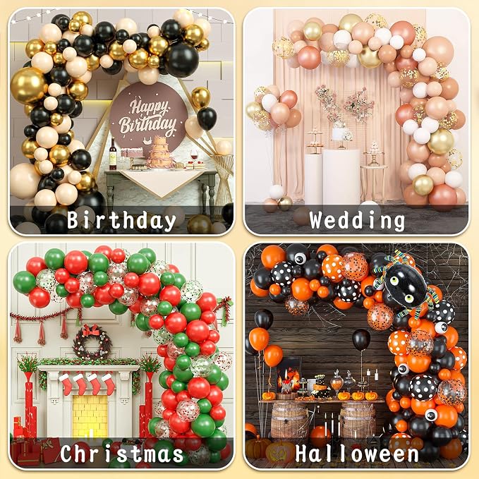 Balloon Arch Stand Kit for Party Backdrop Decoration 8.2FT & 6FT | White - Image 7
