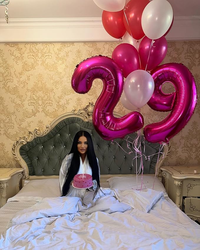 Hot Pink 4 Balloon - Image 9