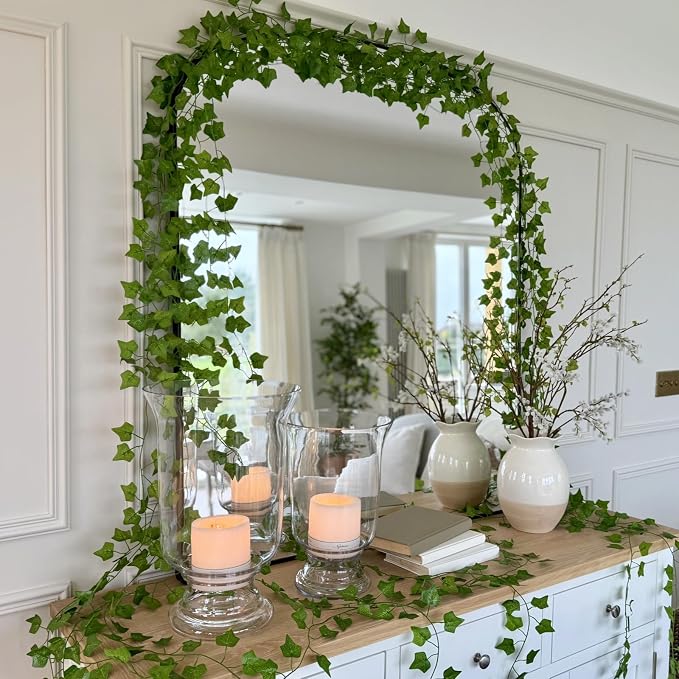 120Pack 840Ft Artificial Ivy Fake Vines, Ivy Garland Greenery Garland Fake - Image 2