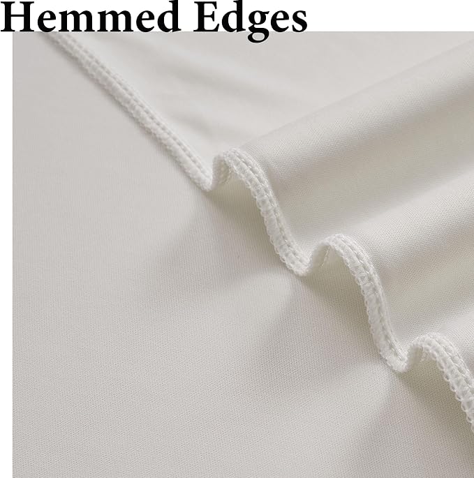 40ftx10ft Wrinkle Free Beige Backdrop Curtains - Image 4