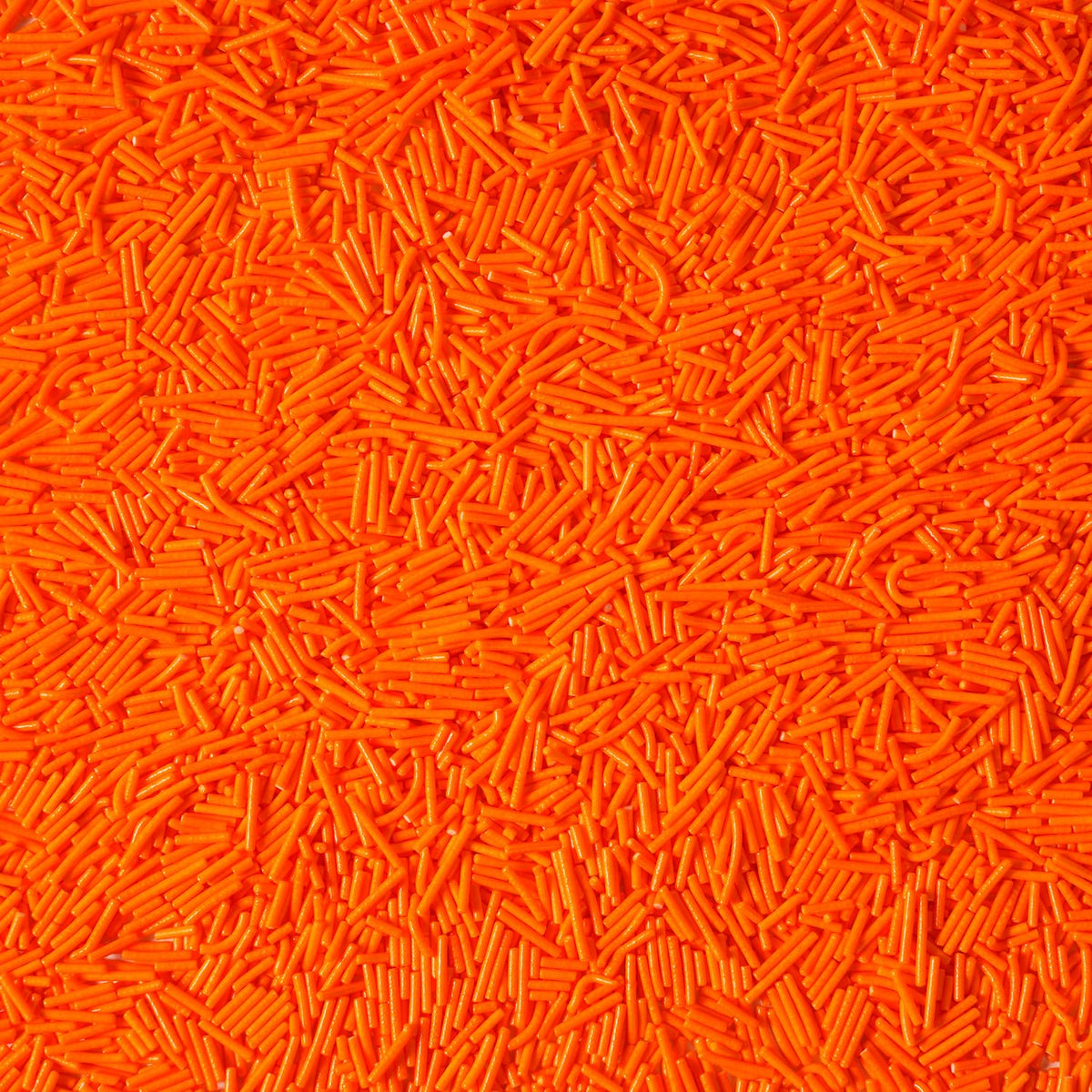 Edible Orange Sprinkles, Jimmies Sprinkle, Orange Sprinkles for Cupcakes, Cakes, Cookies, Macarons, Ice Cream, Perfect for Halloween, Fall, Thanksgiving Day(120g/4.23oz)