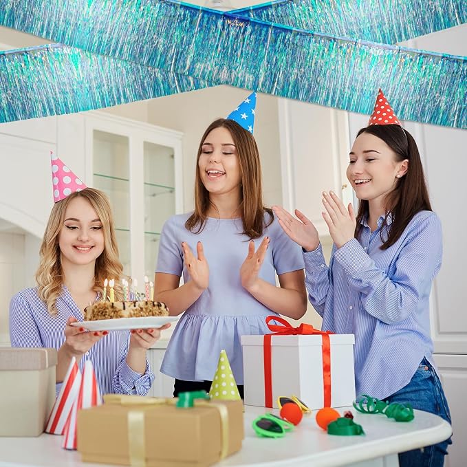 Iridescent Tinsel Garland 48FT - Image 8
