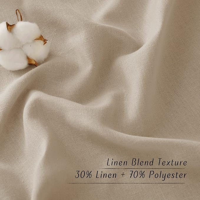 NICETOWN Linen Curtains 96 inches Long - Image 6