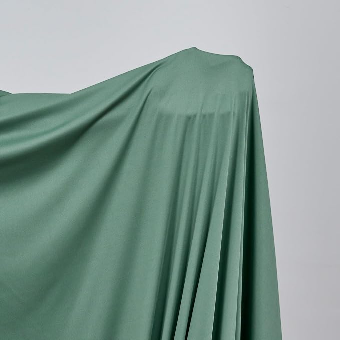 10 ft x 40 ft Sage Green Backdrop Curtains - Image 2