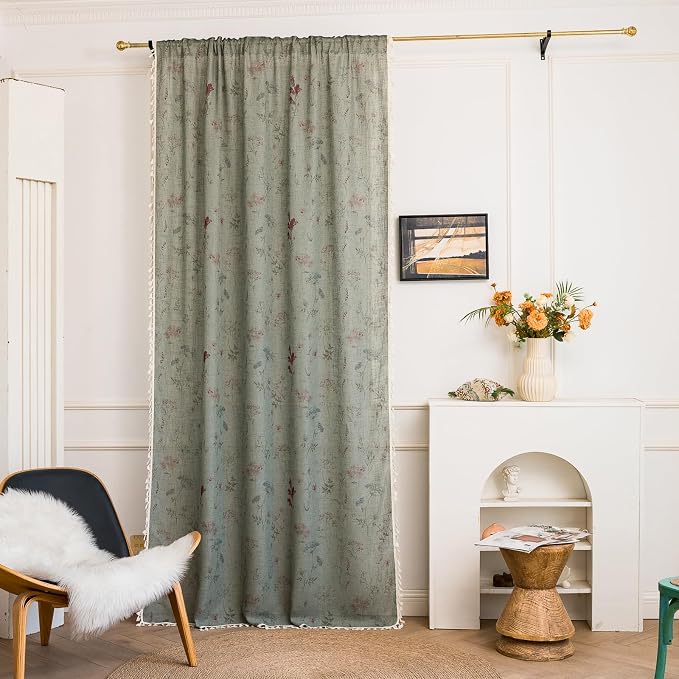ENJOYBRIDAL Floral 84 Inch Curtains - Image 4