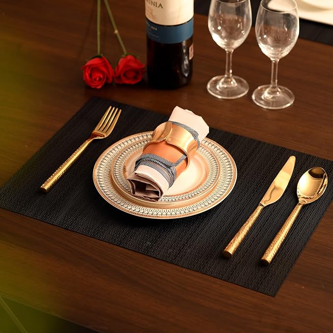 SLKQG Black Placemats Set of 4 - Image 7