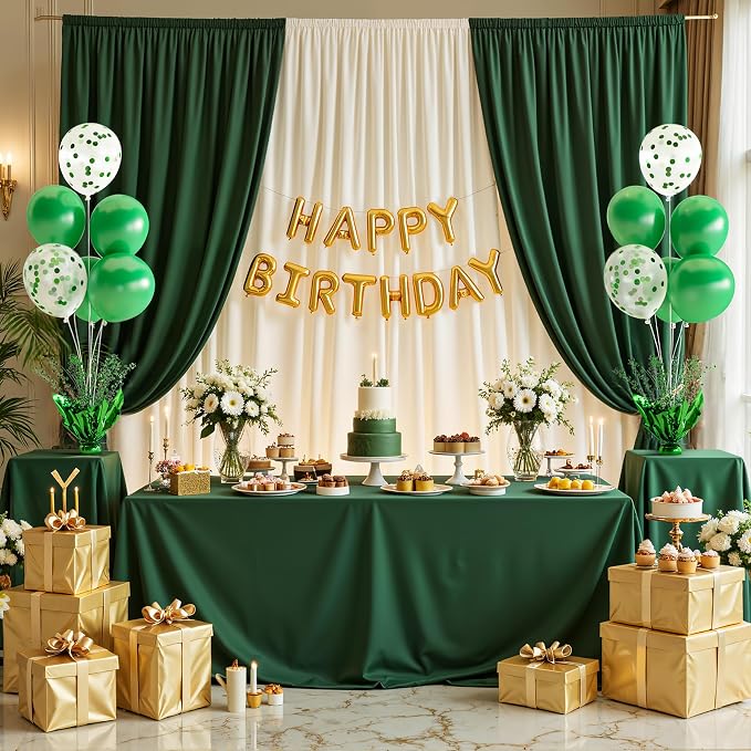 Green Balloon Table Centerpiece Kit, 2 Sets Green Balloon Stands - Image 2