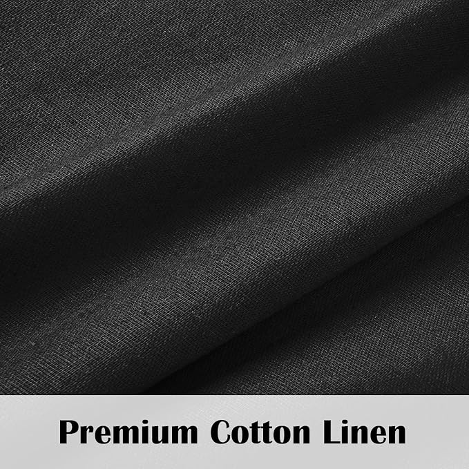 Farmhouse Cotton Linen Curtains - Image 4