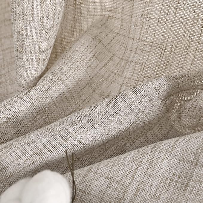 YoungsTex Natural Linen Curtains 63 Inches Long - Image 7