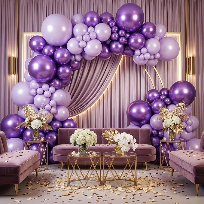 Sempertex Pastel Matte Lilac Balloons, 11 Inch, vibrant color, - Image 3