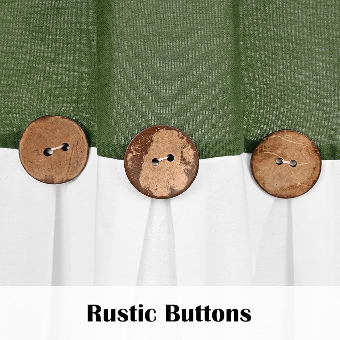 Farmhouse Cotton Linen Curtains - Image 3