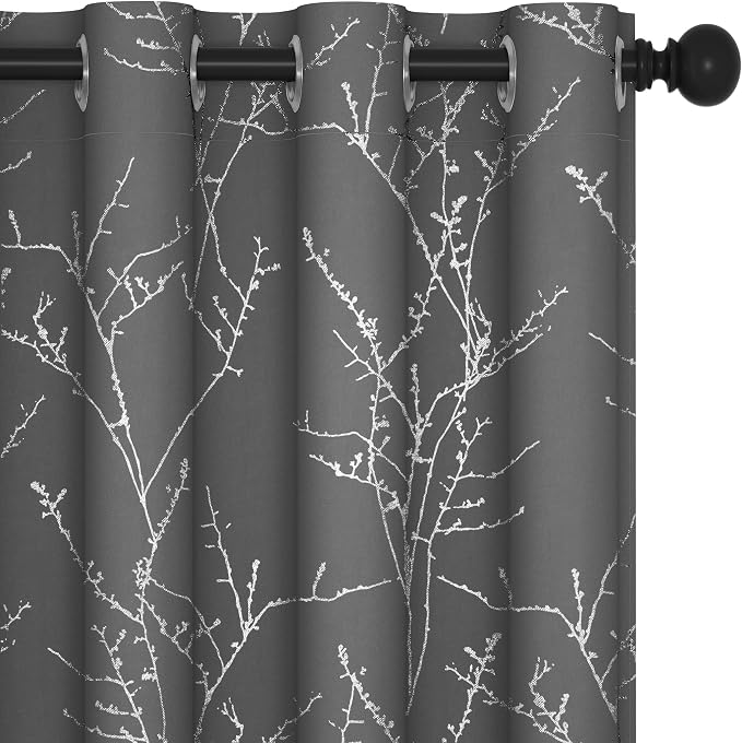 Deconovo Living Room Curtains 72 Inches Long, Thermal Insulated, Room Darkening by Unknown