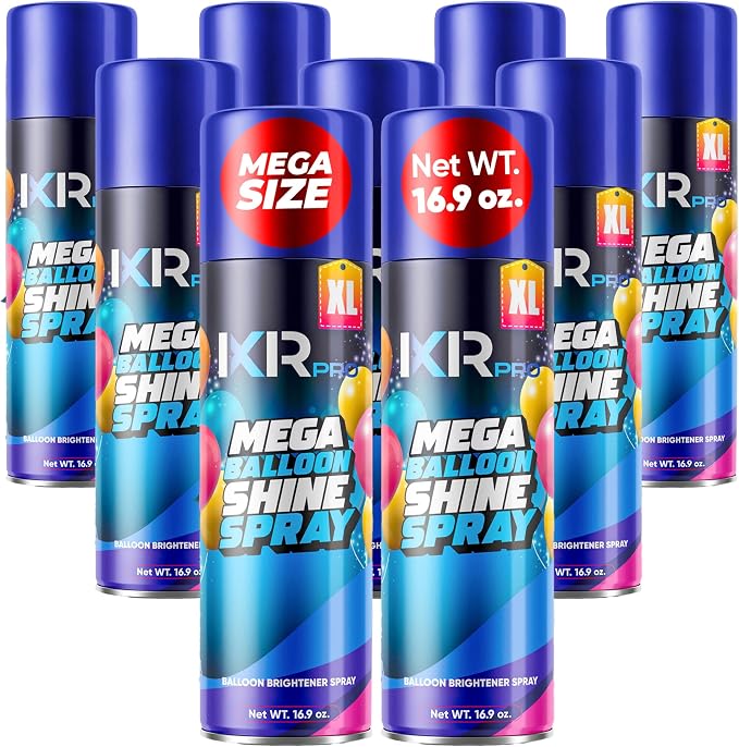 Balloon Shine Spray No Need Towel or Gloves, Instant High Shine Gloss Brite by ixirpro
