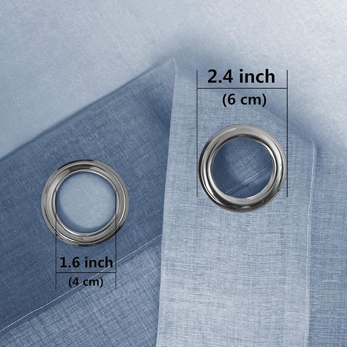 DWCN Ombre Sheer Curtains - Image 5