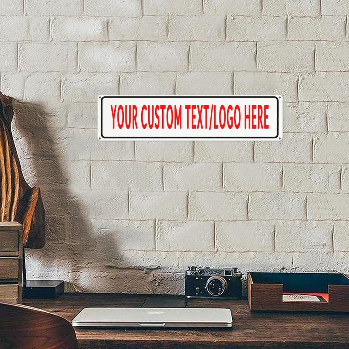 Custom Sign Personalized Custom Metal Sign, Customize For Office, Business, Workplace, Office, Home, Delivery Signs 4x16
