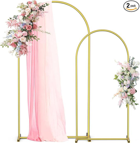 Arch Backdrop Stand Set of 2, Birthday Party, Baby Shower, Graduation, Floral by Unknown