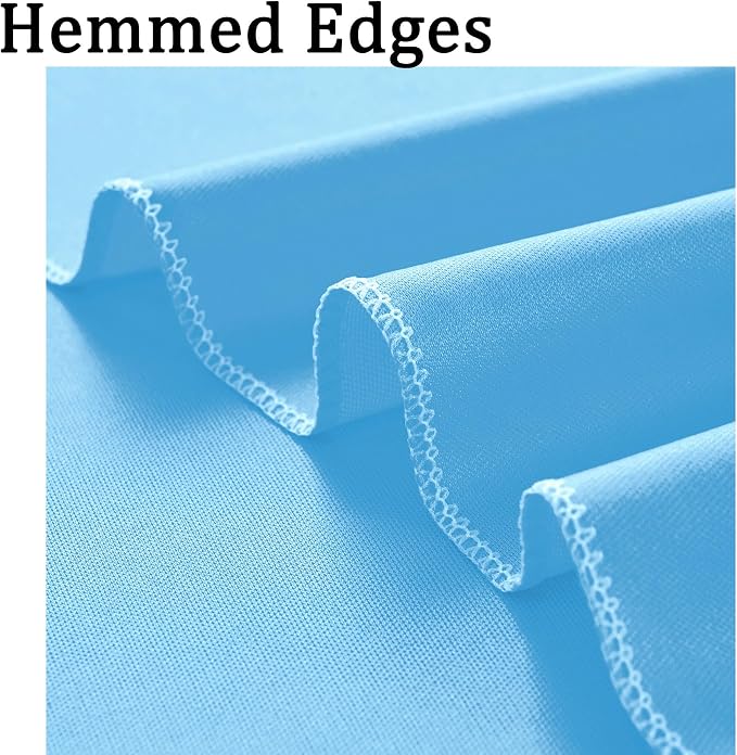 30ft x 10ft Baby Blue Backdrop Curtains - Image 5