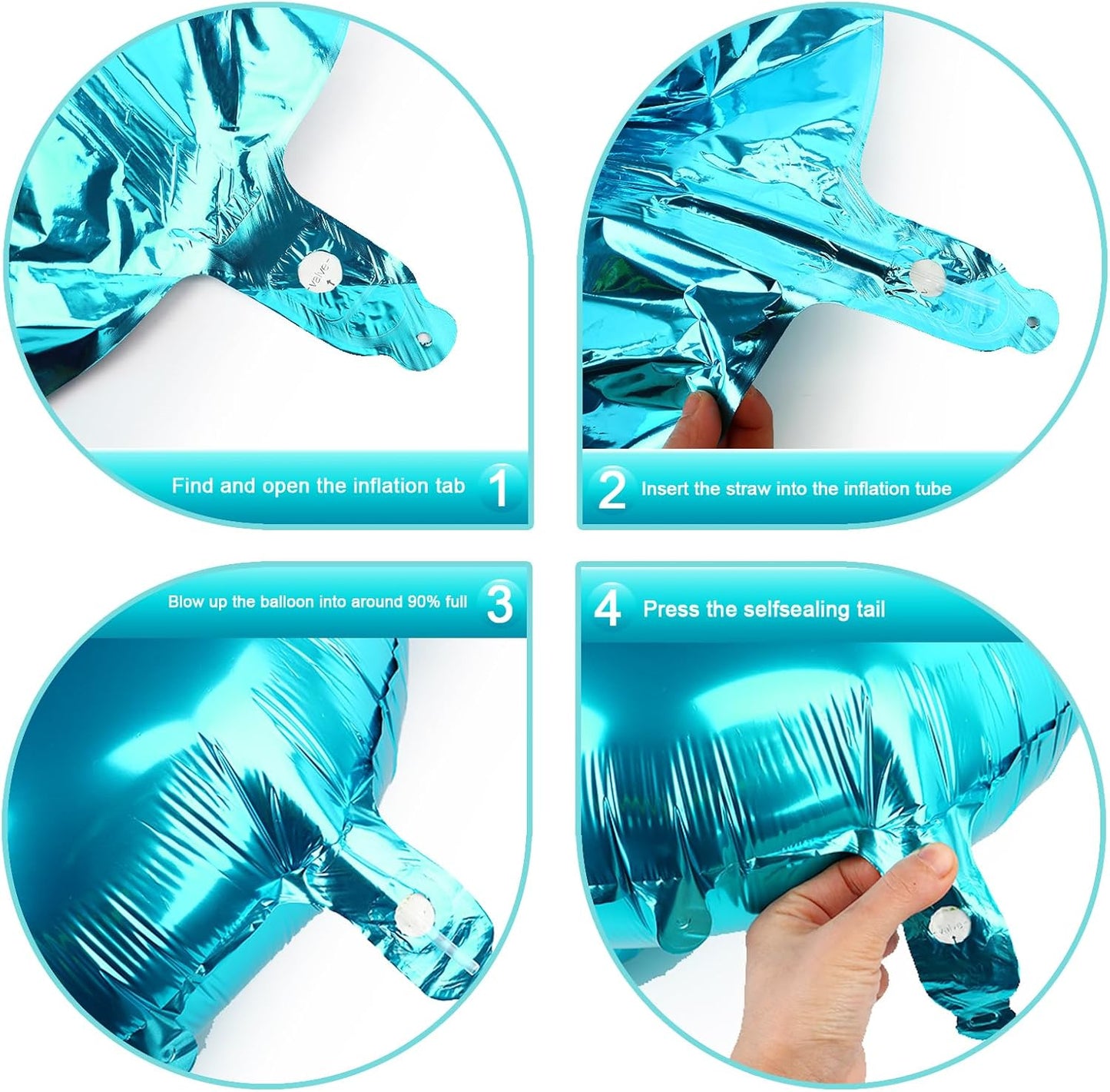 Blue 40 Inch 0 Number Balloons, 0 Decorations for 10 20 30 40 50 60 70 80 90 100 Birthday, 2026 Blue Foil Giant Birthday Graduations Anniversary Party Balloon