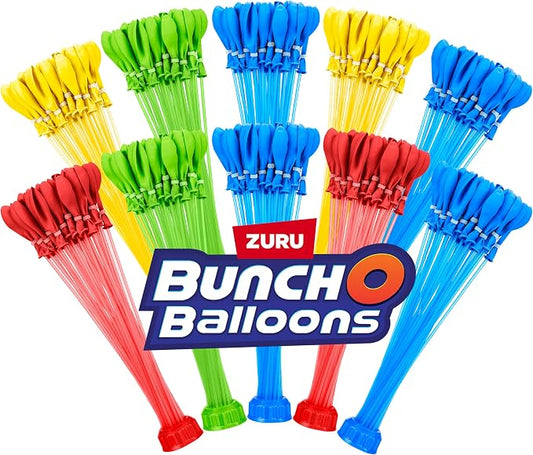 Original Bunch O Balloons Multi-Colored 330+ Rapid-Filling Self-Sealing Water by BunchOBalloons