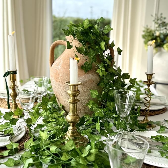 48 Pcs 336Ft Artificial Ivy Fake Vines, Ivy Garland Greenery Garland Fake - Image 4
