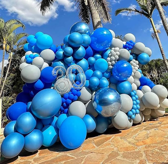 Light Blue Balloons, Birthday Decoration, Wedding Party, Baby Shower Decorations - Image 6