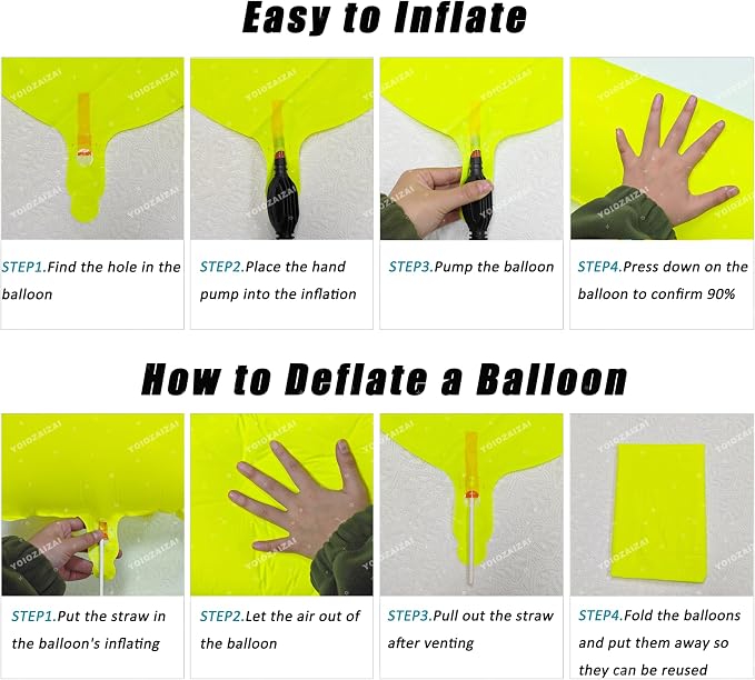 40 IN Fluorescent Yellow Number 2 Balloon Neon Yellow 2 Foil Balloon | - Image 3