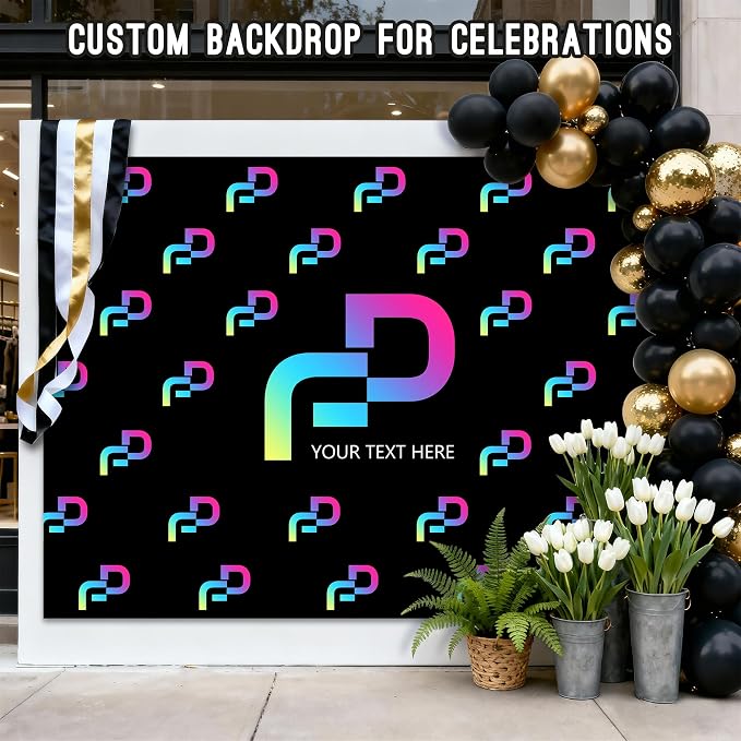 Custom Backdrop 5x8 Ft, Personalized Photo Backdrop Banner - Image 5