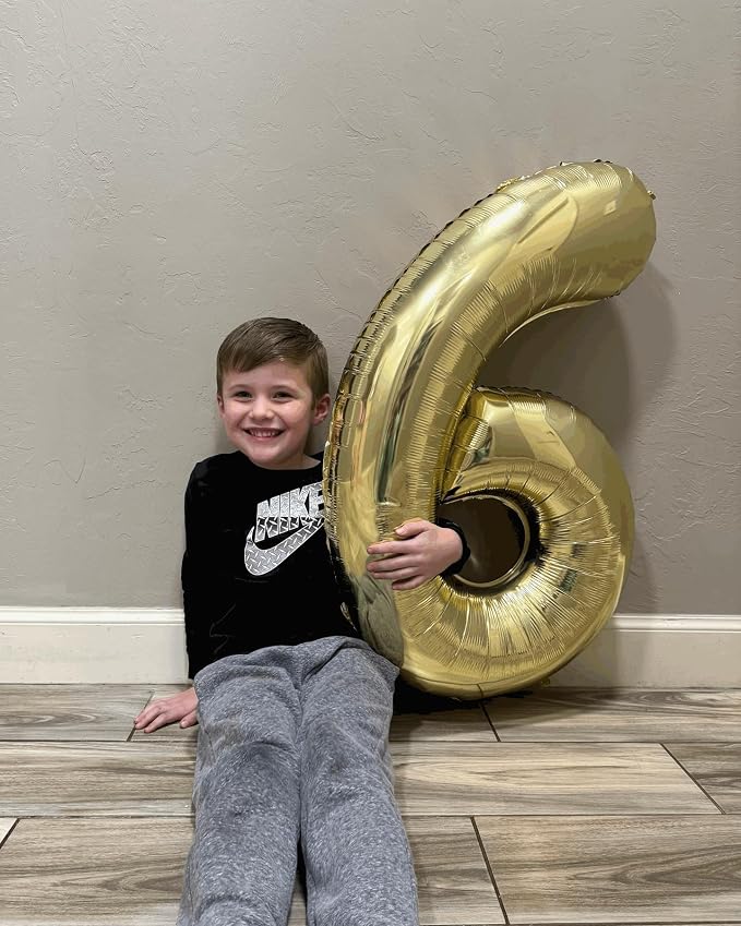 25 Balloon - Champagne Gold Birthday Number Balloons, 40 Inch Decorations | - Image 2