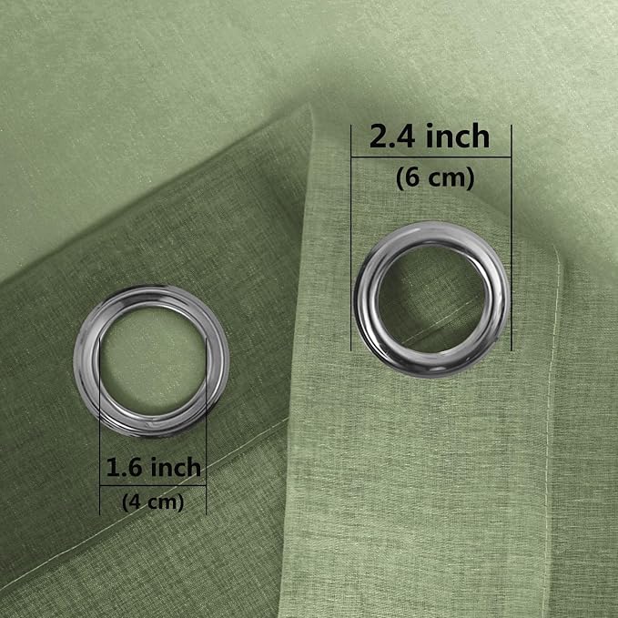 DWCN Ombre Sheer Curtains - Image 5