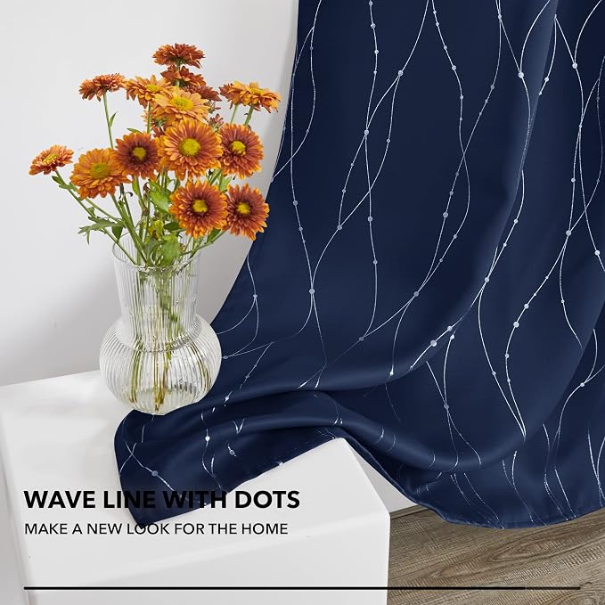 Deconovo Blackout Back Tab Curtains - Image 5