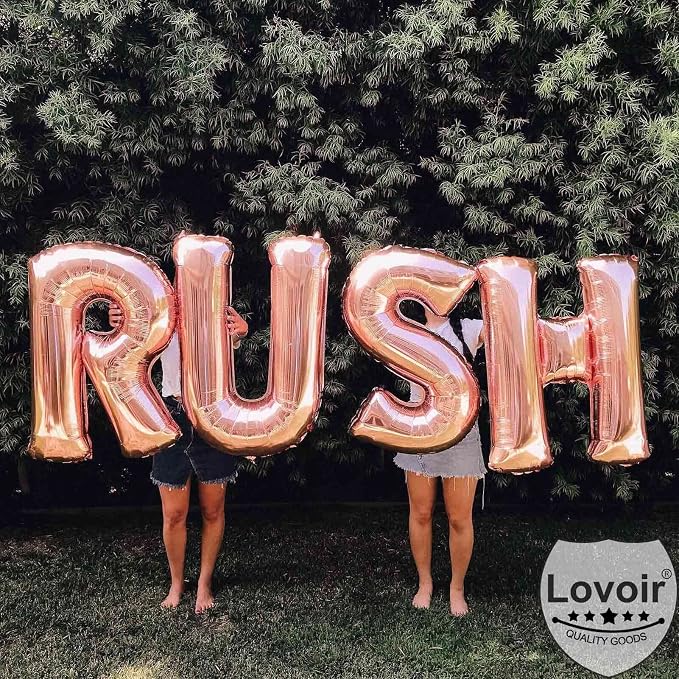 Lovoir 40 Inch Large Rose Gold Letter K Balloons Big Size Jumbo Mylar Foil - Image 5