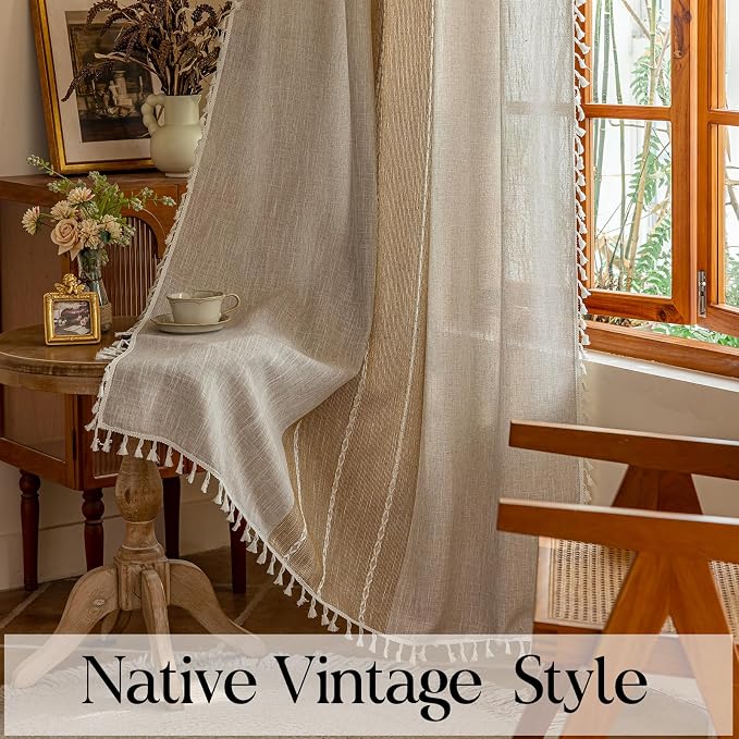 Sutuo Home Boho Curtains 96 inches - Image 4