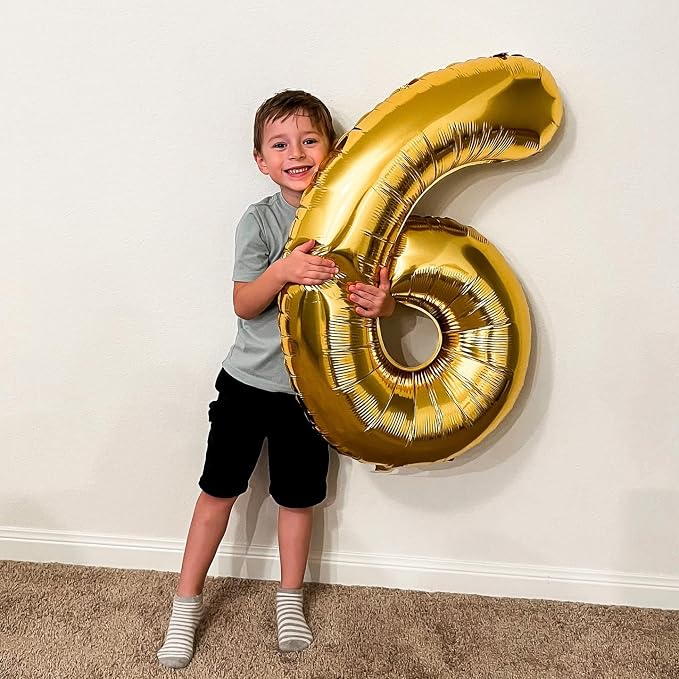 20 Balloon - Gold Birthday Number Balloons, 40 Inch Decorations Men Women | - Image 9