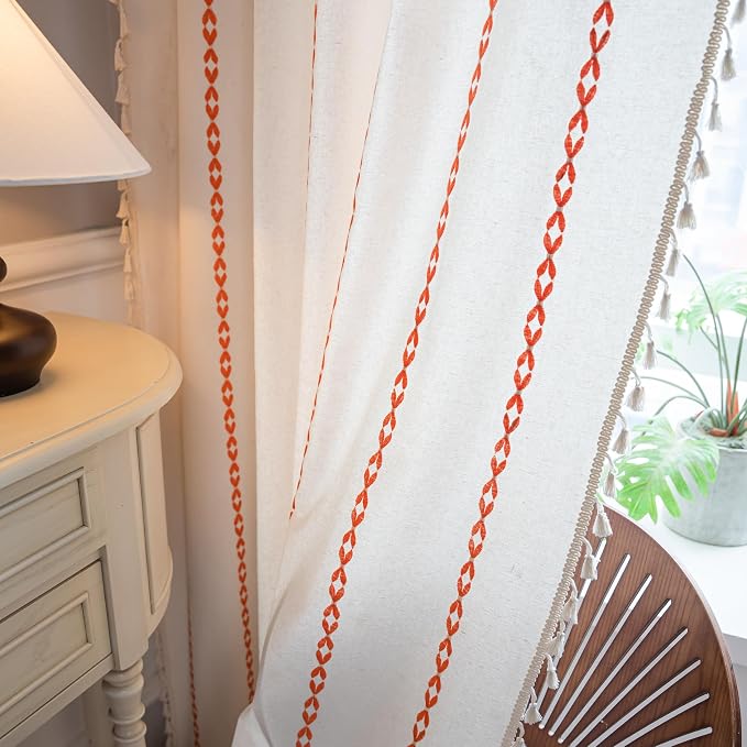 Sutuo Home Boho Curtains 72 inches - Image 5