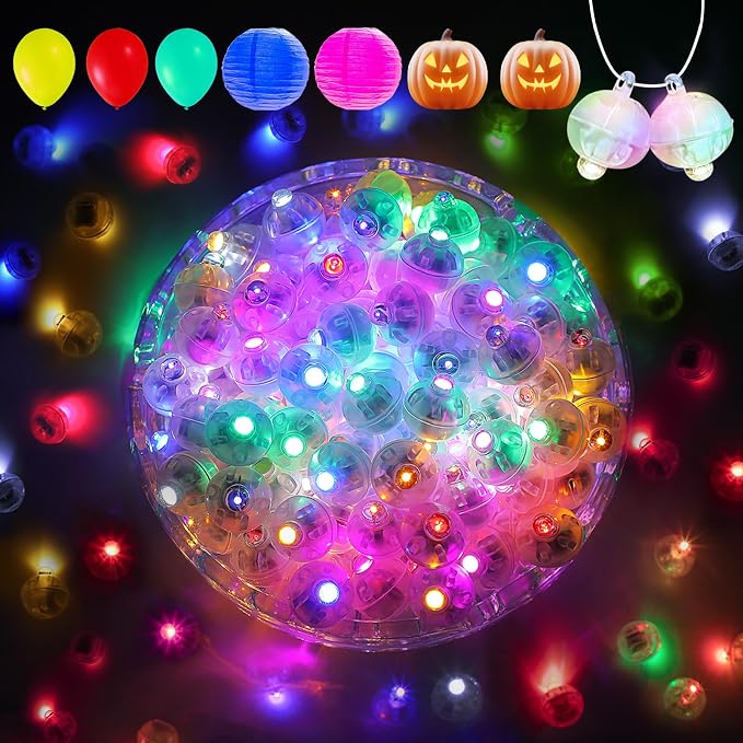 Aogist 200Pcs 10-Colors Balloon Lights by Aogist