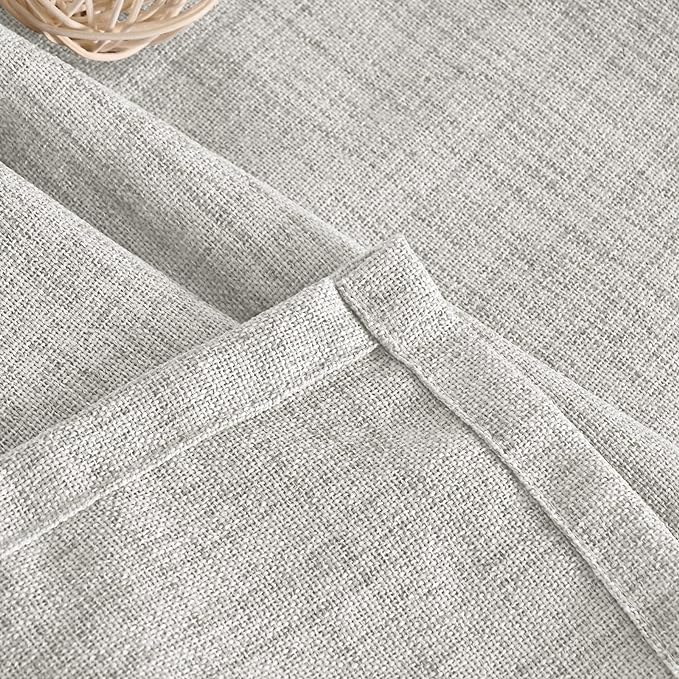YoungsTex Extra Long Linen Curtains 95 Inch Length - Image 7