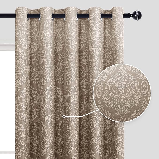 DWCN Ombre Blackout Curtains for Living Room - Image 2