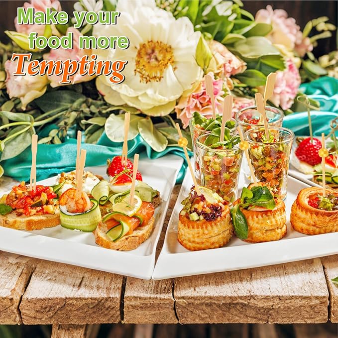 500PCS Cocktail Picks Kit, 4 Styles Fancy Toothpicks - Image 5