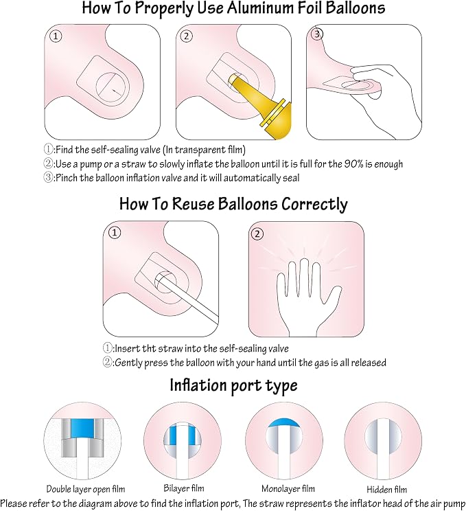 40 Inch Pink Number 0 Foil Balloon Light Pink Digital 0 Helium Balloon | - Image 3