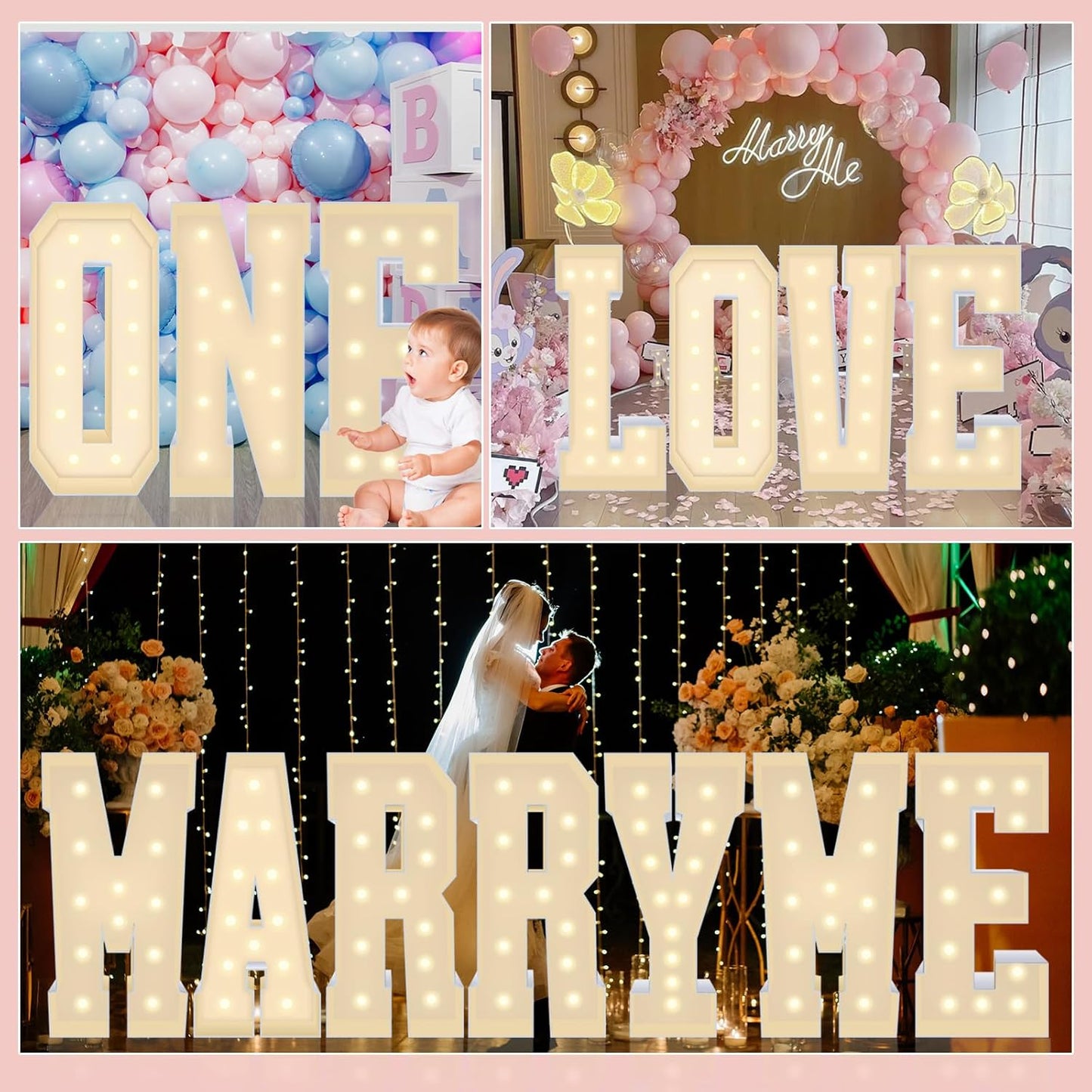 4FT Marquee Plastic Letters Q - Light up Letters Q Are Made from Corrugated Plastic Board - Quick Assembly Without Tools, Disassembled Components Can Be Used for Garage Sale Signs, Yard Sale Signs