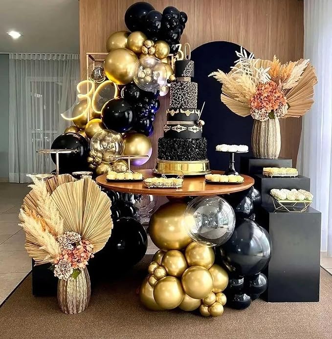 10 Inch Metallic Gold Balloons - Image 6