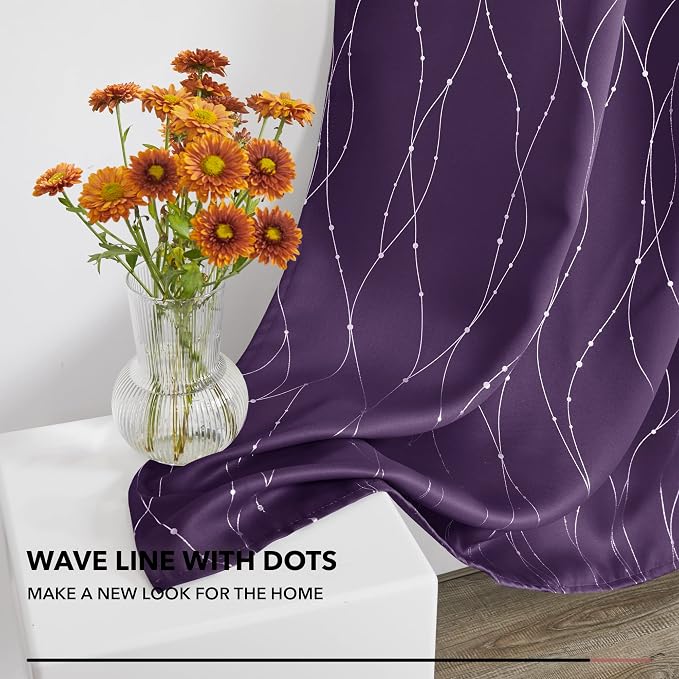 Deconovo Blackout Back Tab Curtains - Image 6