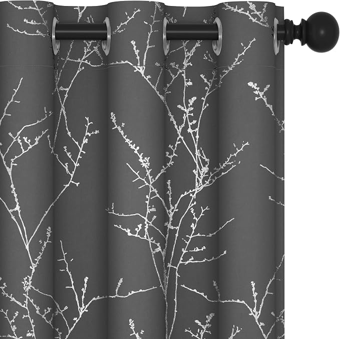 Deconovo Living Room Curtains 72 Inches Long, Thermal Insulated, Room Darkening by Unknown